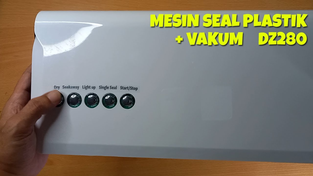 Unboxing Random: Mesin Seal Plastik Rumahan - Realm Vacuum Sealer DZ280