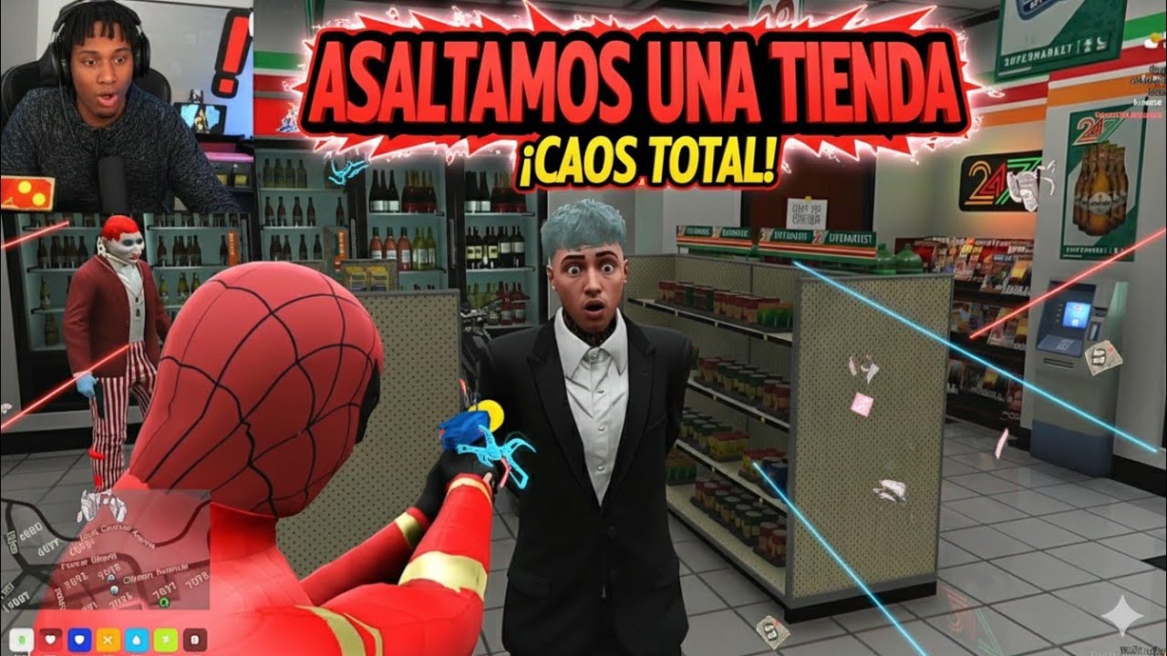 SoyOmarTV: Asaltamos Una Tienda Y Nos Enfrentamos A La Policía | GTA RP