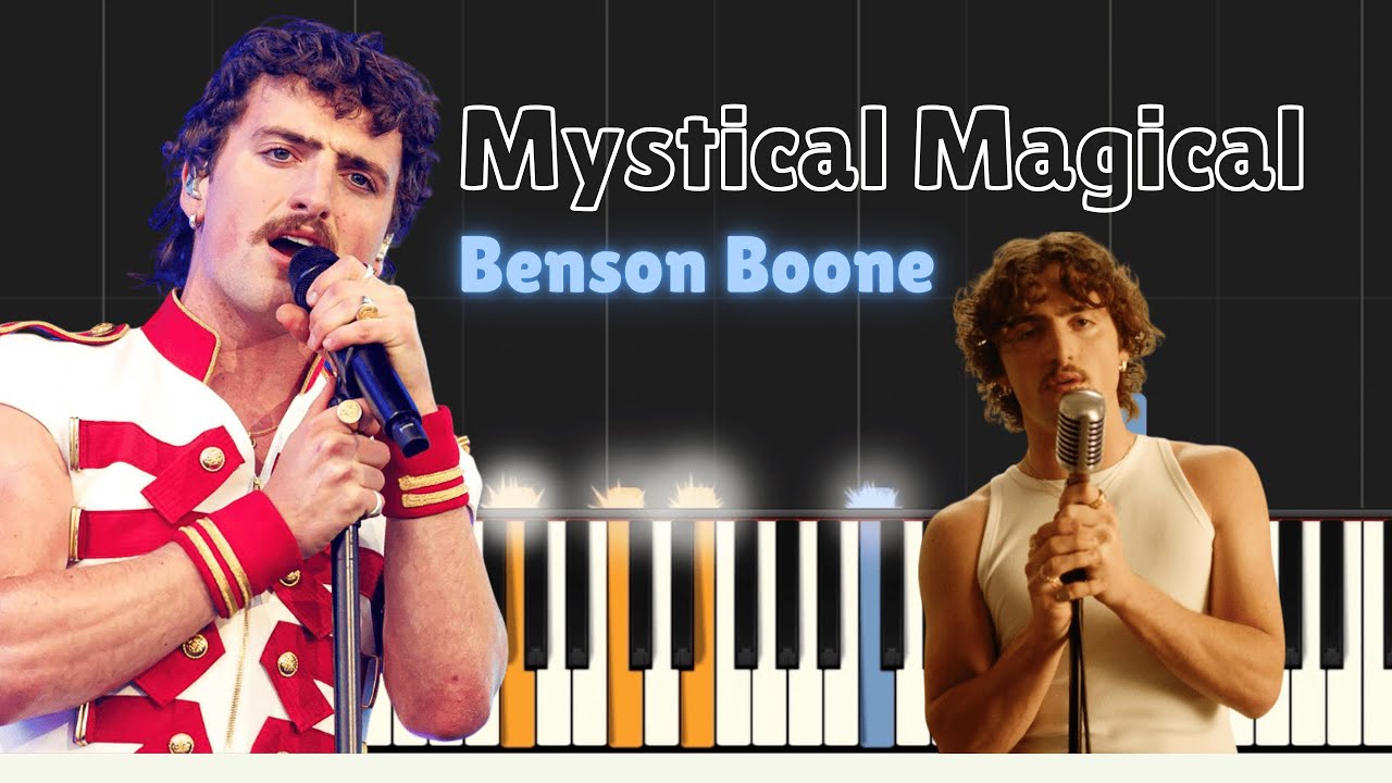Benson Boone - Mystical Magical | Piano Tutorial 🎵
