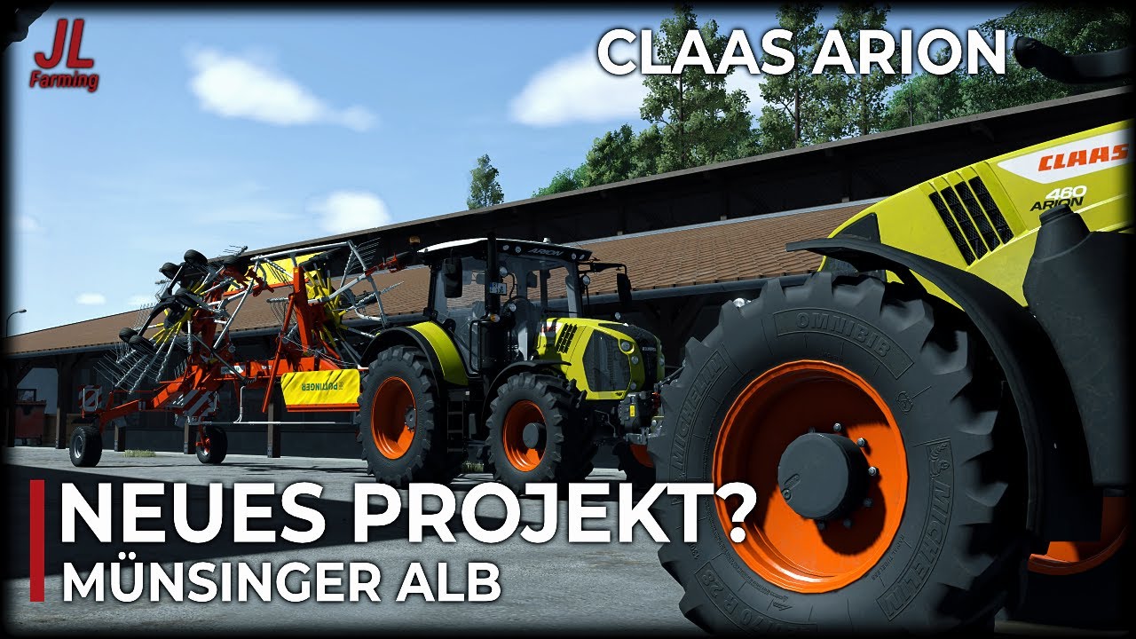 Neues Projekt? 👀 LS25 Let&rsquo;s Play auf der M&uuml;nsinger Alb 🚜 | Claas Arion im Einsatz I Community Talk