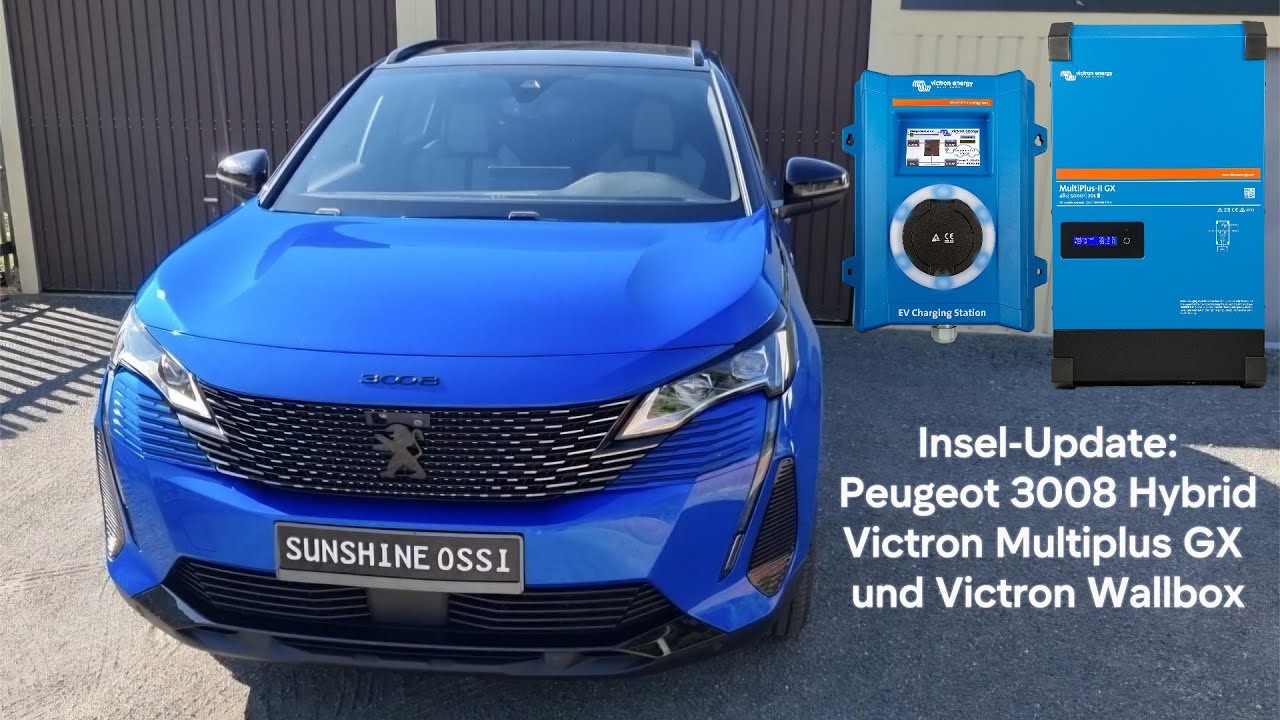 48V Victron Inselanlage: Peugeot 3008 Hybrid laden / MultiPlus / Wallbox / LiFePo4 Speicher 😅 #solar