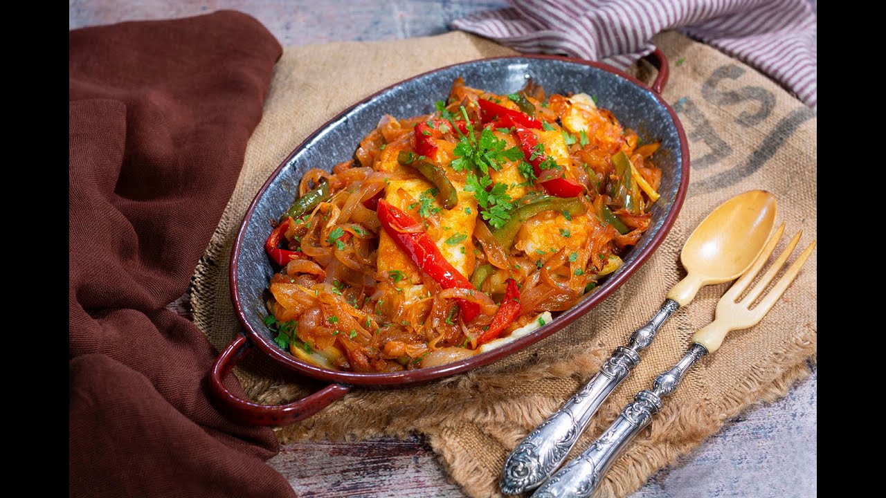 Bacalao a la portuguesa. Fácil y rápido