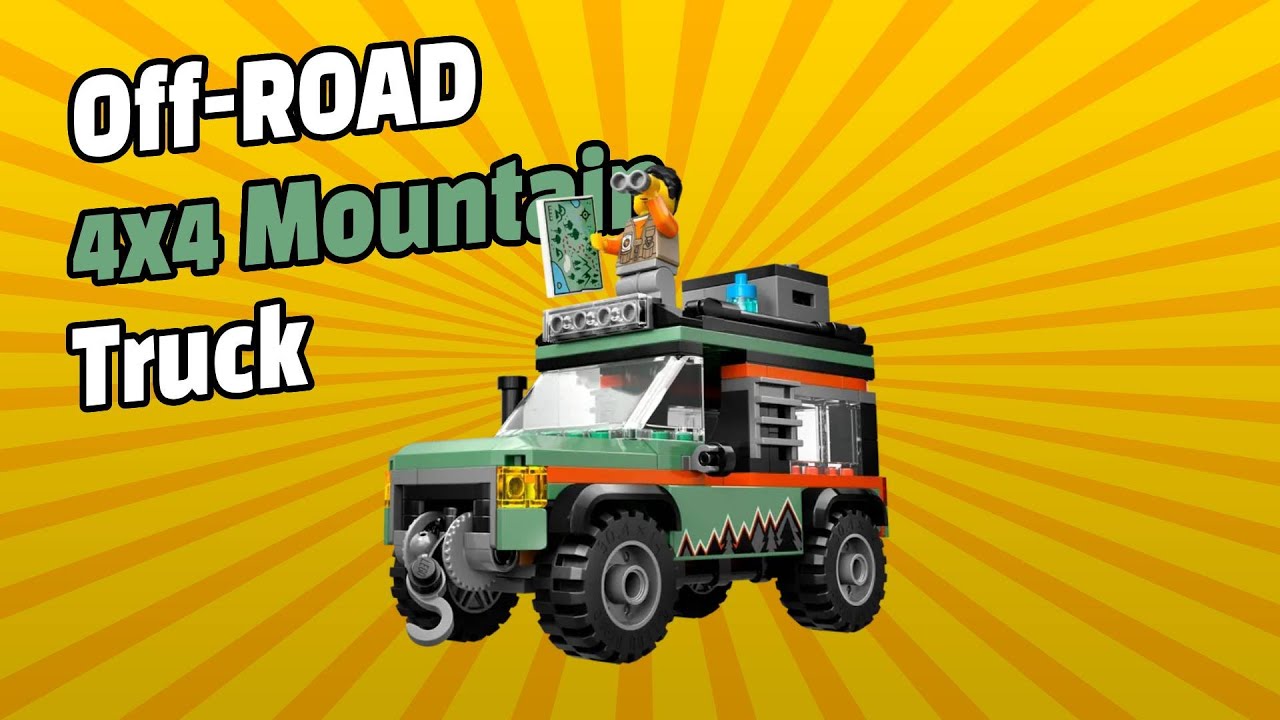 LEGO® City 4x4 Mountain Truck | 60447 | Stop Motion