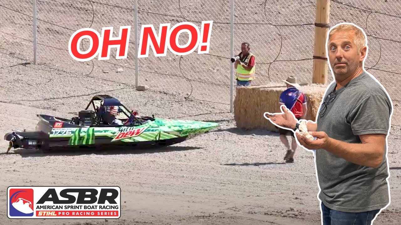 I Crashed Cleetus' Sprint Jet Boat !!