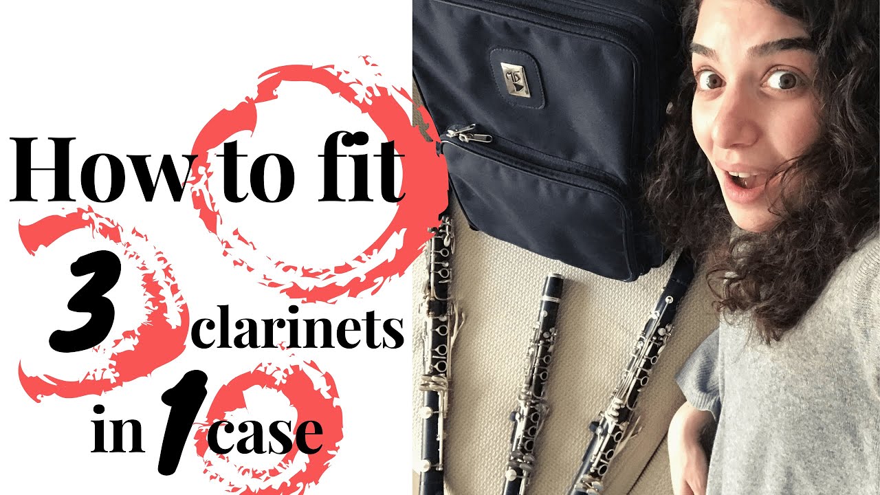 How to fit 3 clarinets in one case