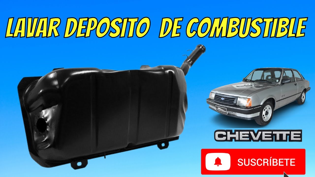 LAVAR TANQUE DE COMBUSTIBLE CHEVETTE