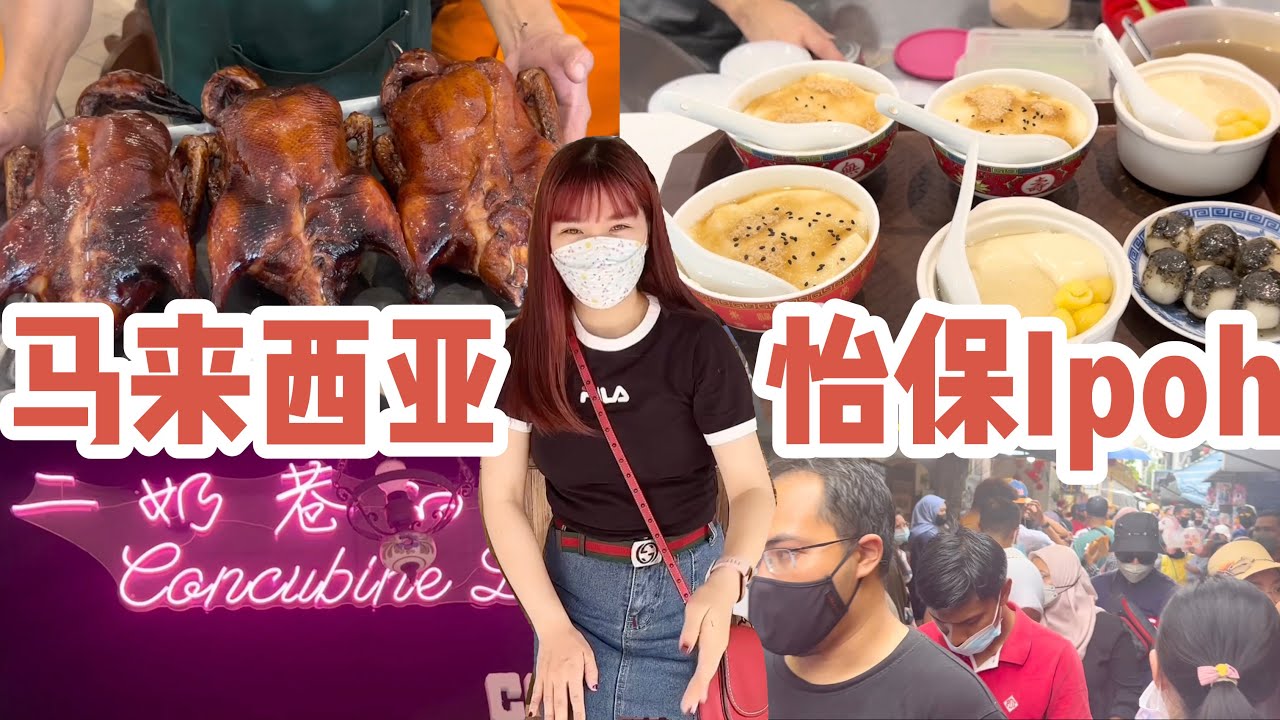 马来西亚【One Day in Ipoh】新扬威烤鸭，山水豆腐花，二奶巷人多的夸张！2022最新怡保旅行Vlog