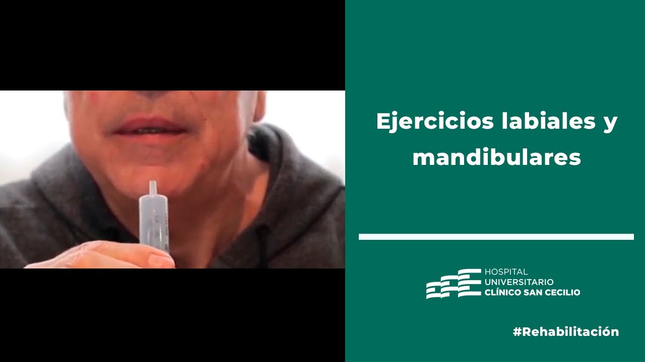 Ejercicios labiales y mandibulares