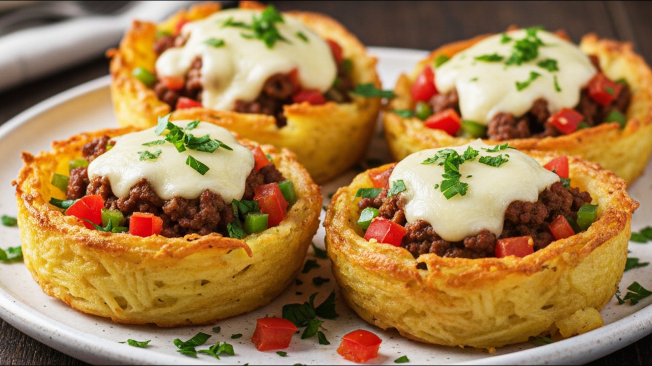 Kartoffelnest in 15 Minuten – wie im Restaurant! Schnell und lecker!