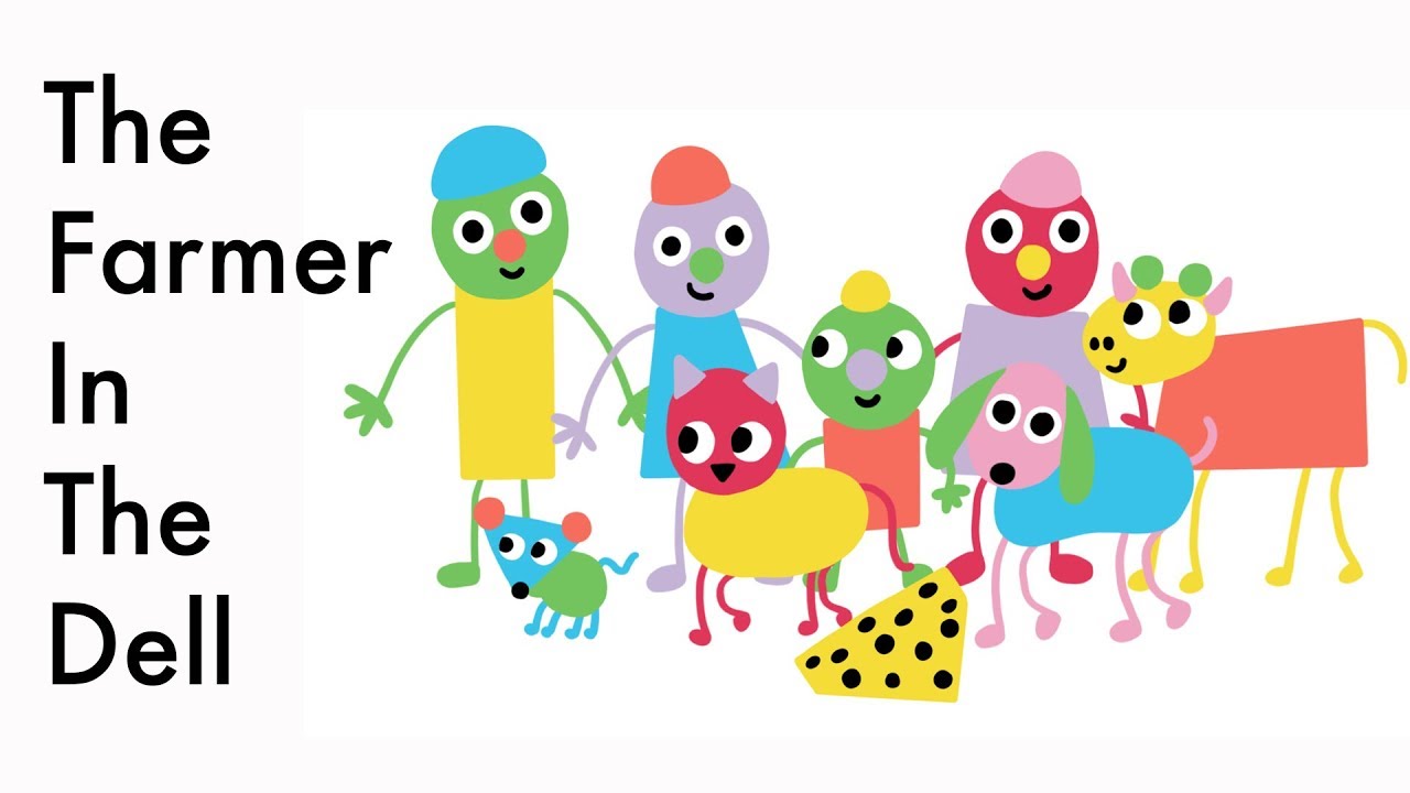 The Farmer in the Dell 🎶 Kids Song with Lyrics | Sing Along & Play the Game!