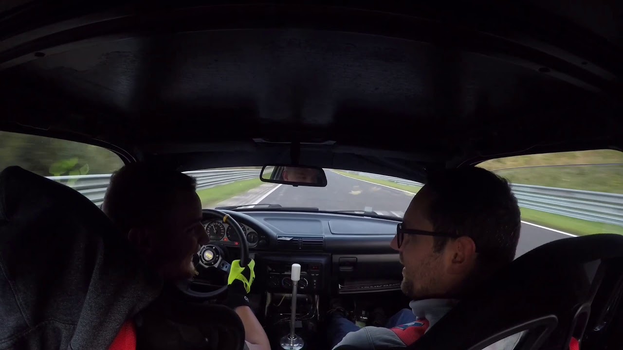 E36 323ti Compact BTG 7:56  Nürburgring Nordschleife Fun Lap on Delinte DH2 tires under8