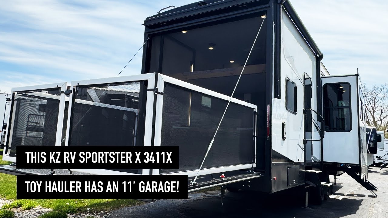 NEW! 2025 KZ RV Sportster X 3411X Toy Hauler Fifth Wheel Series For Sale | RV Dealer in Michigan