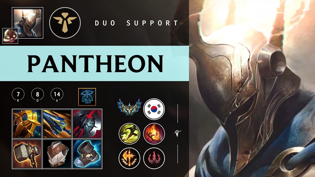 Pantheon Support vs Nautilus - KR Challenger Patch 26.05