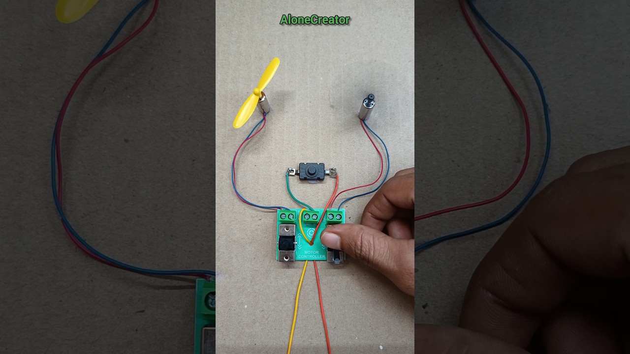 2-Way DC Motor Remote Control Switch Mechanism | #shorts #dcmotor