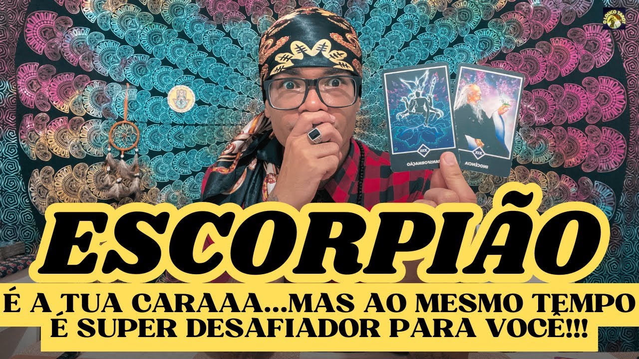 ♏️ESCORPIÃO É A TUA CARAAAA 🥰 MAS AO MESMO TEMPO É SUPER DESAFIADOR PARA VOCÊ 🐦 🔥