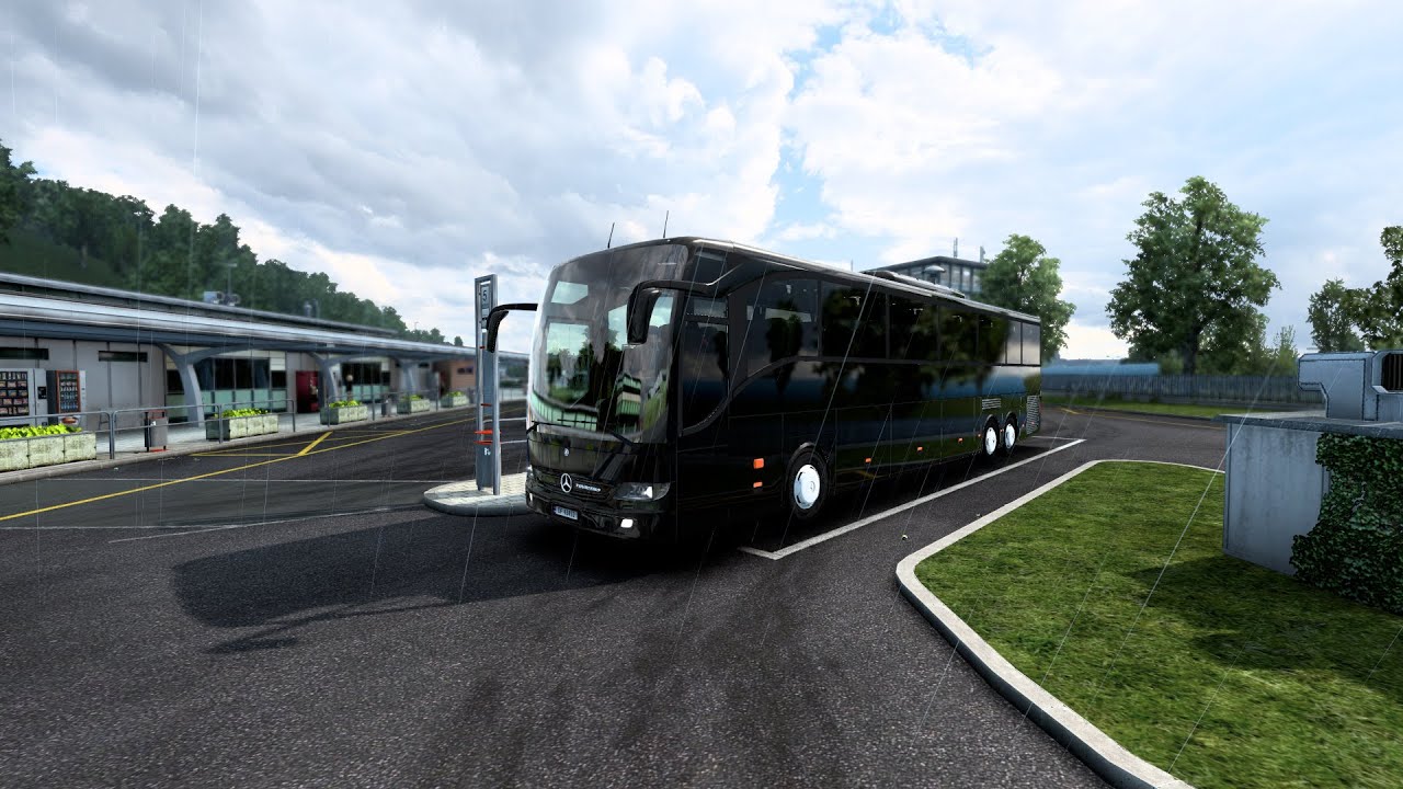 Euro Truck Simulator 2- update V1.41|Bus Travego17 RHD| Bus Terminal | Passenger MOd