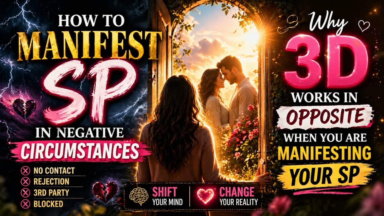 How to manifest sp in negative circumstances and why 3d works in opposite when you are manifestingsp