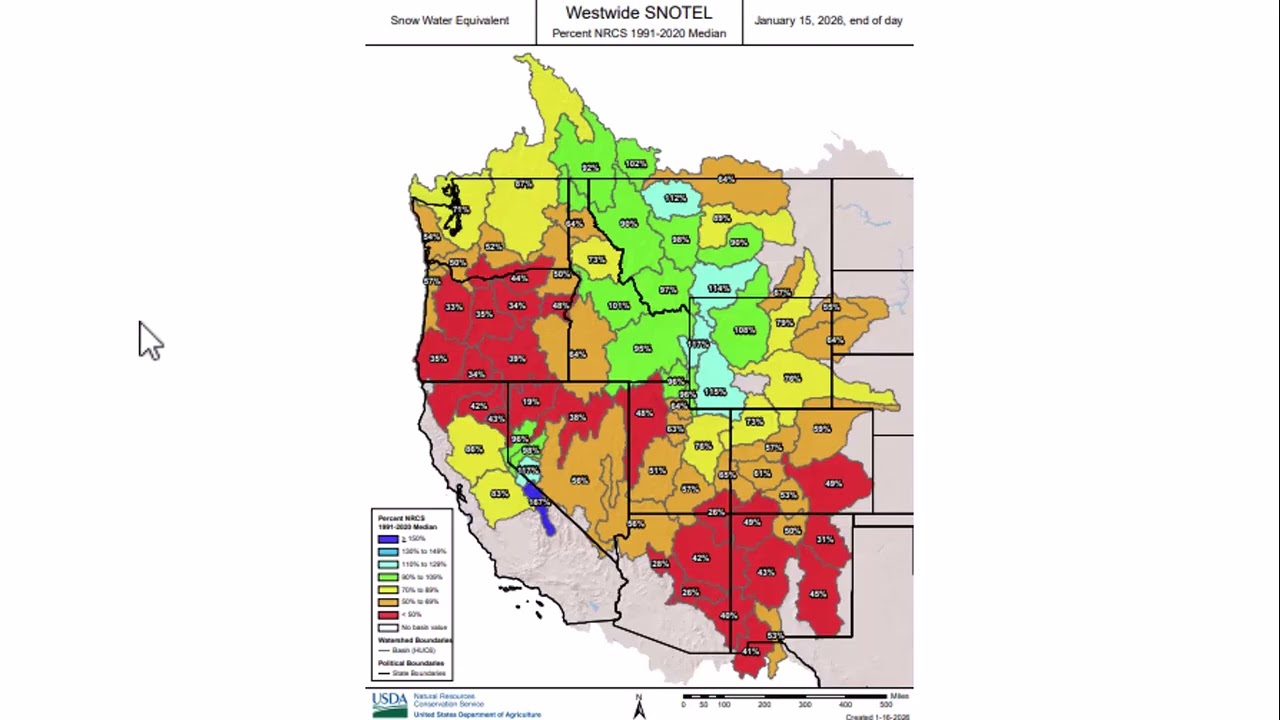 Public Lands Council Weekly Weather Update 01 17 26