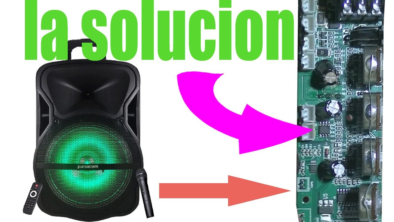 ¡¡PARLANTE ALTAVOZ PORTATIL NO ENCIENDE. SOLUCION!!!!! PORTABLE SPEAKER WITHOUT SOLUTION TURN ON!!!