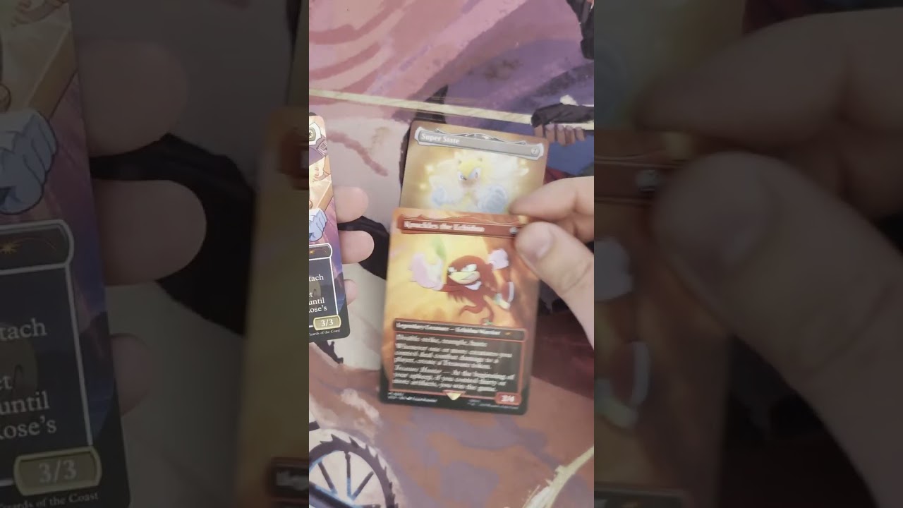 Can Martin pull a chaos emerald from this #mtgxsonic secret lair?