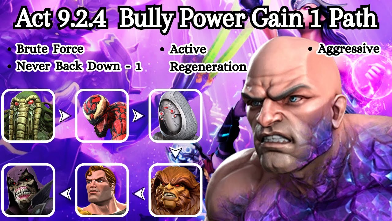 MCOC Act 9.2.4 Bully Power Gain 1 Path - Absorbing Man Boss