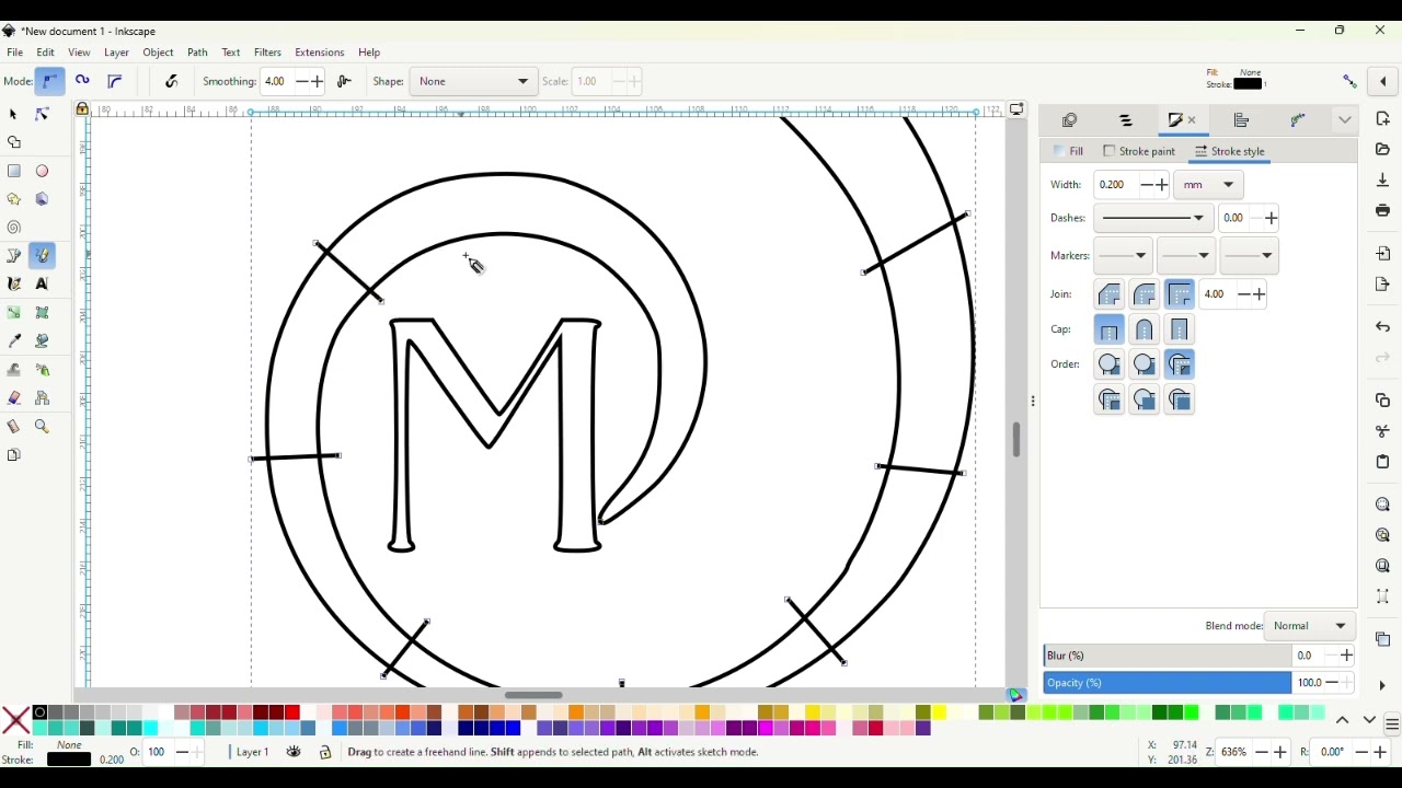 Converting image to satin columns  in inkstitch