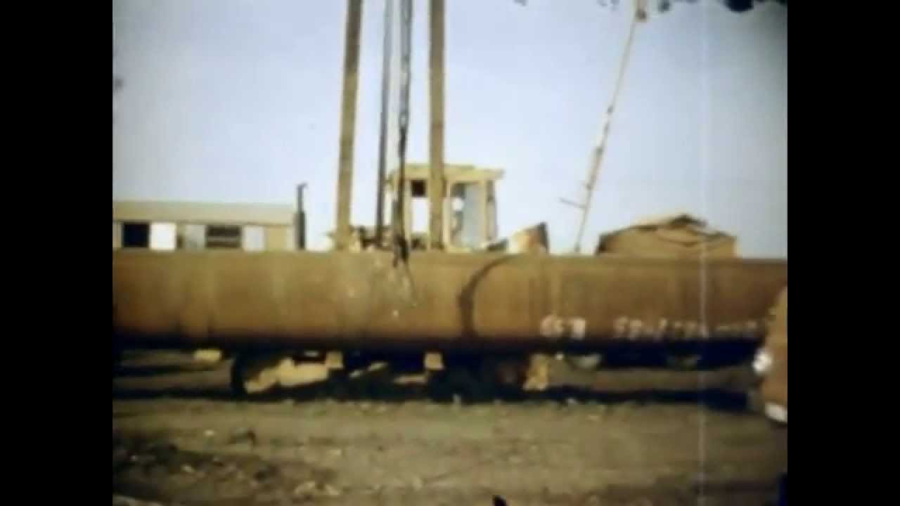 Baustellenabschnitt  Erdgasleitung von 1985