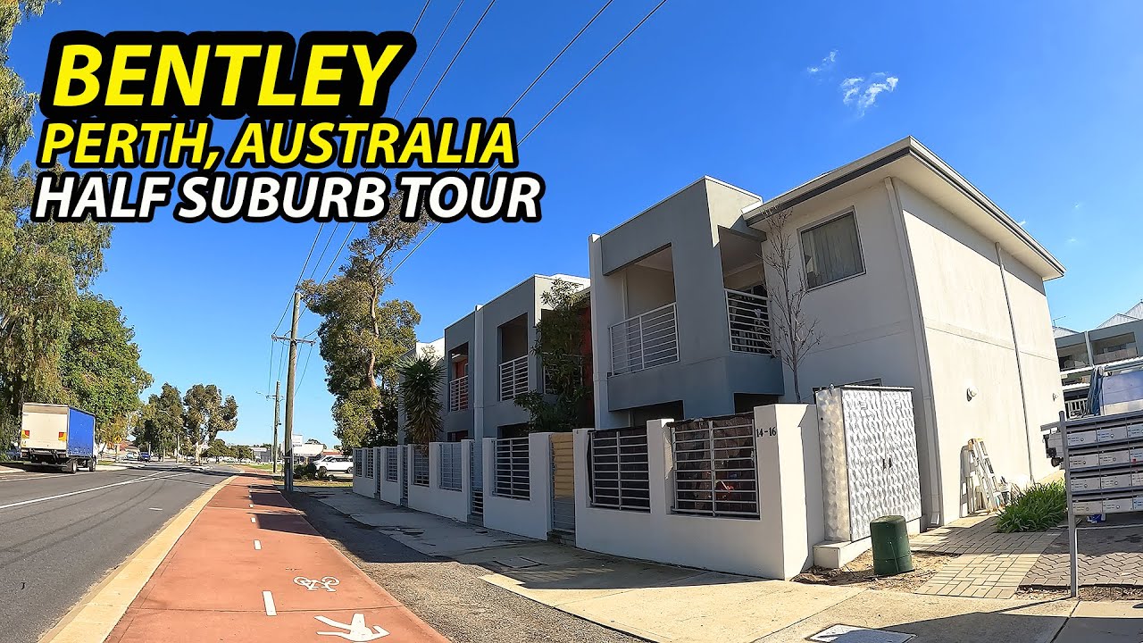 BENTLEY: Suburb in Perth, Australia | Home of Curtin University, Walking Tour 4K