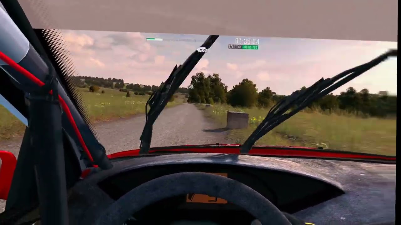 Dirt Rally in VR using Meta Quest 3