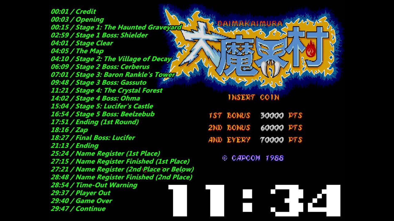 Capcom Ghouls'n Ghosts Soundtrack
