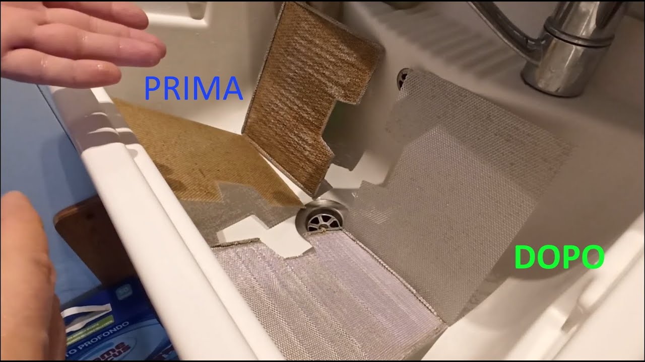 Pulizia filtri cappa profonda