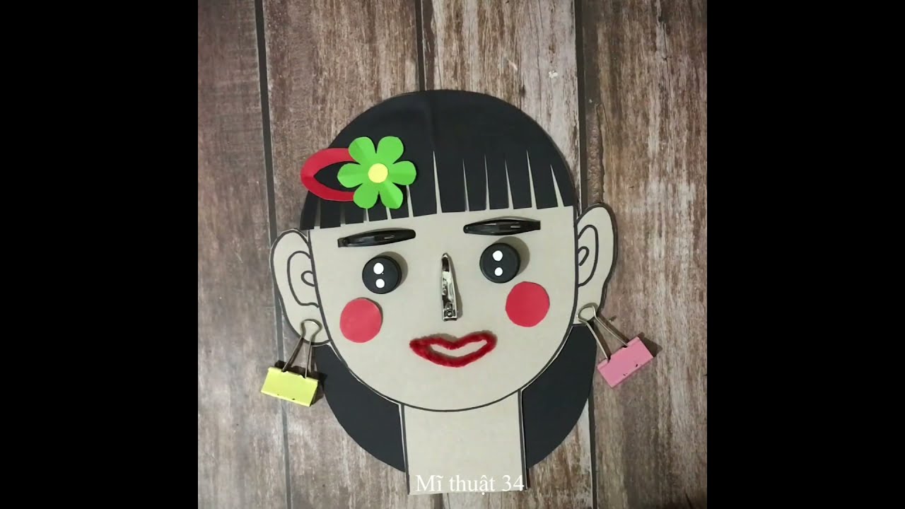 Mĩ thuật ch&acirc;n trời lớp 2- Hướng dẫn tạo h&igrave;nh khu&ocirc;n mặt ngộ nghĩnh