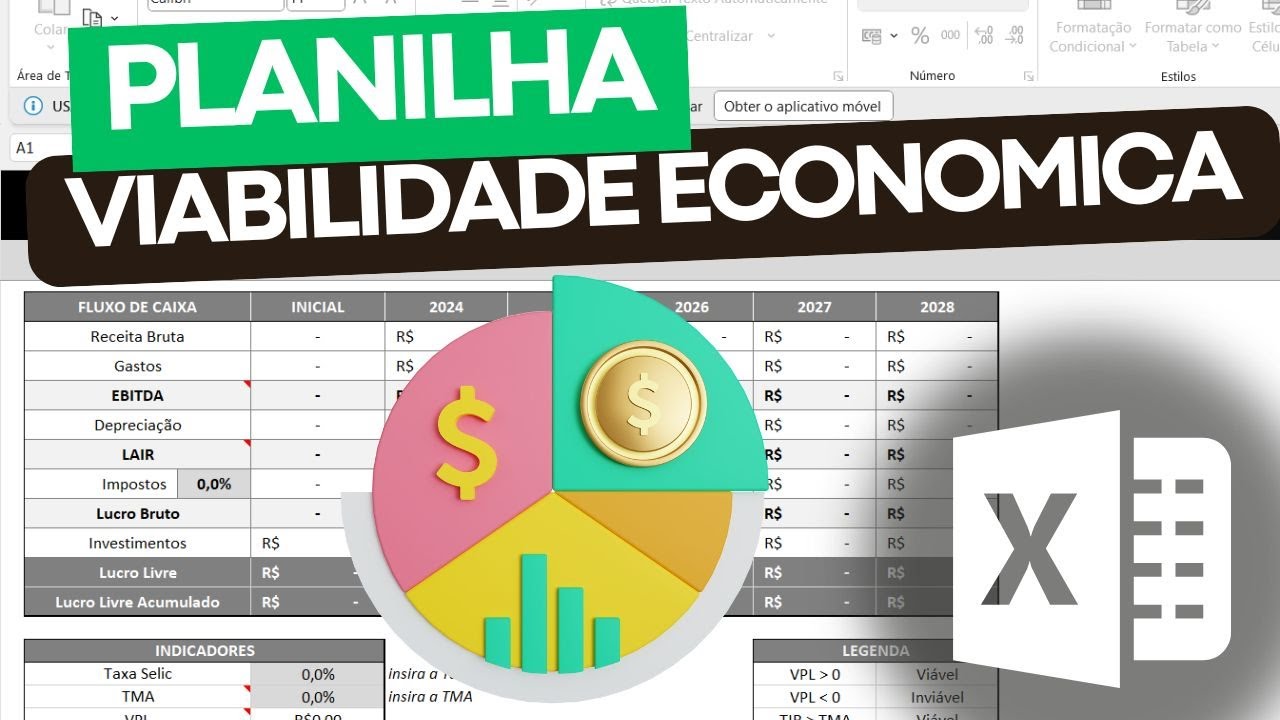 Planilha Viabilidade Econômica de novos projetos