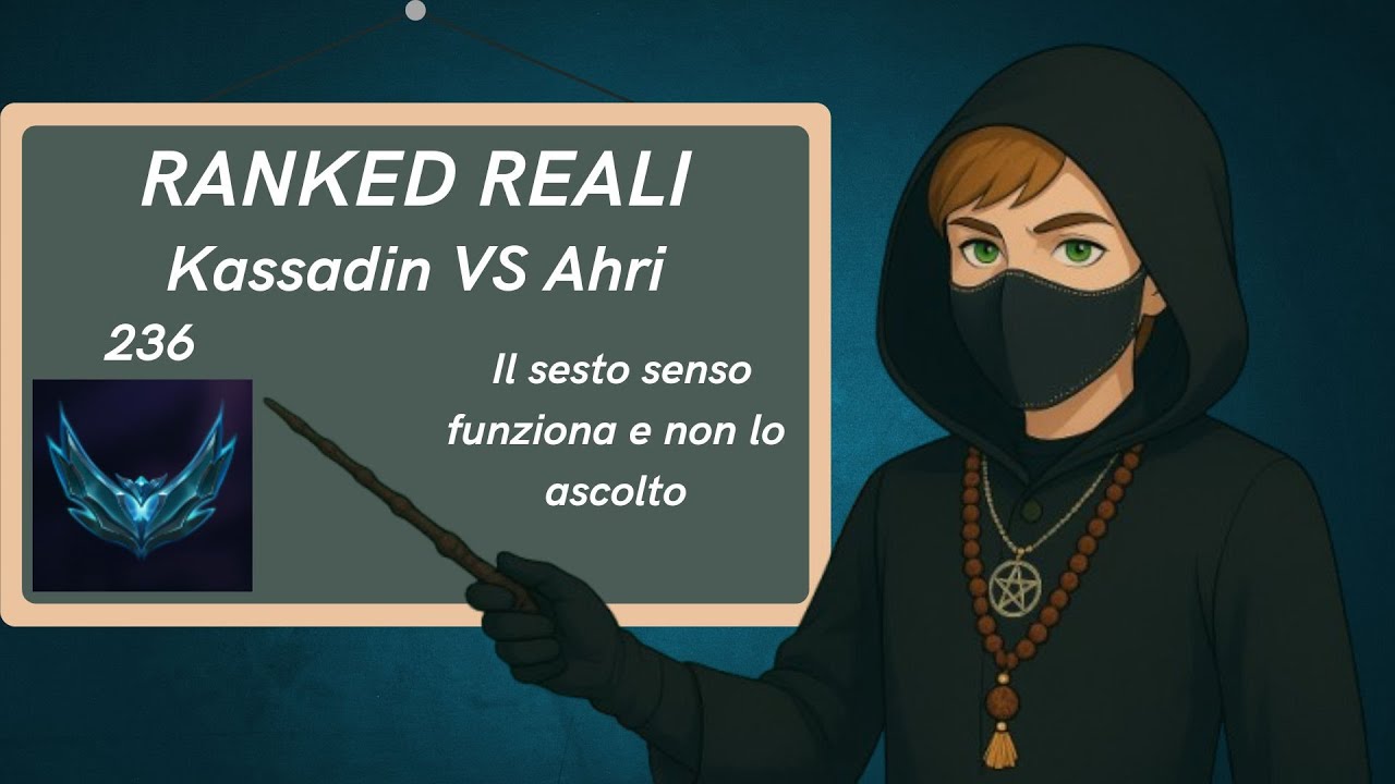 Kassadin Mid VS Ahri - Ranked reali - Platino (Parte 236)