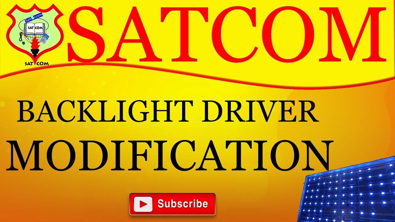 How to Modify the LED backlight Drivers ? / እንዴት LED ባክላይት ድራይቨር ሞዲፋይ ማድረግ እንችላለን?