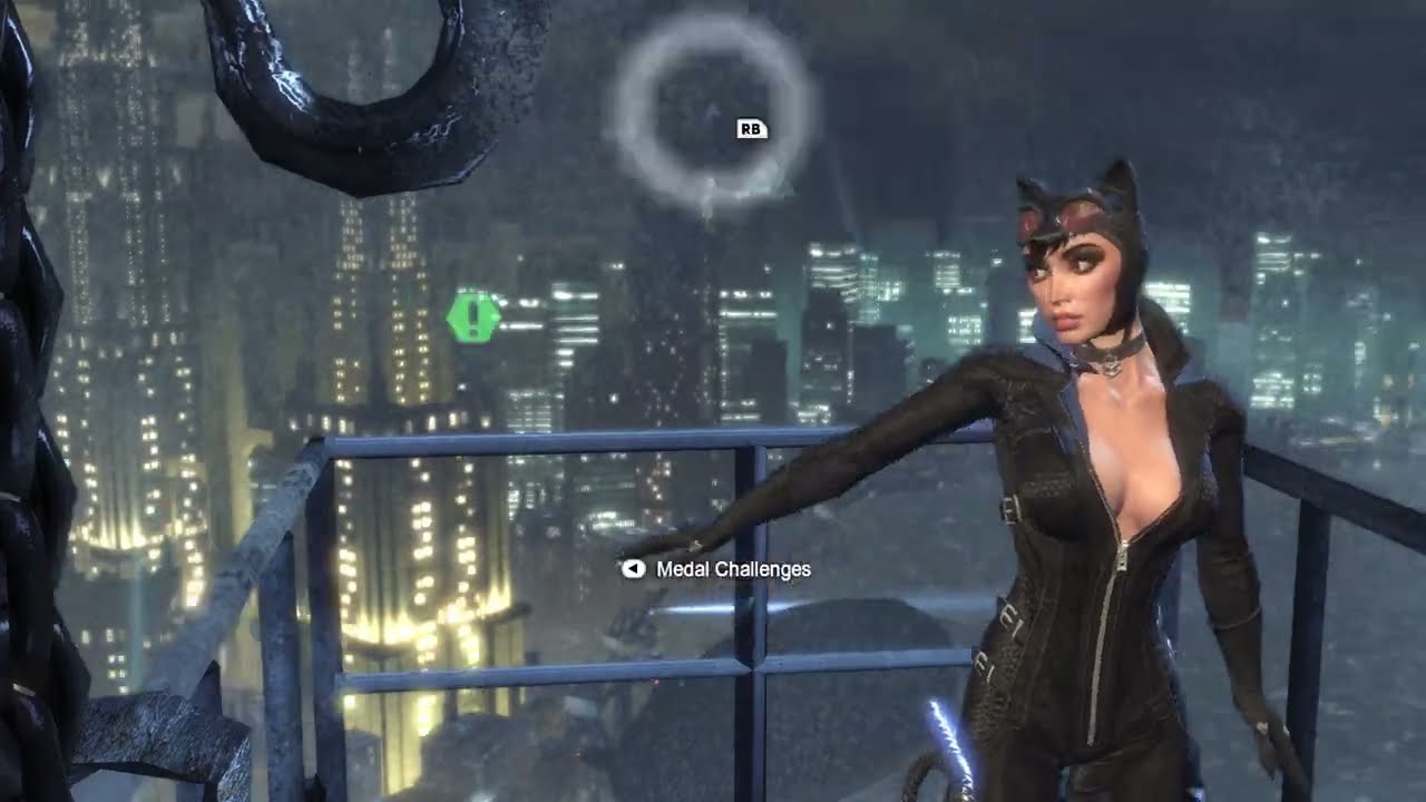 Batman Arkham City- Top Of The World (Extreme) 3 Medals (As Catwoman)