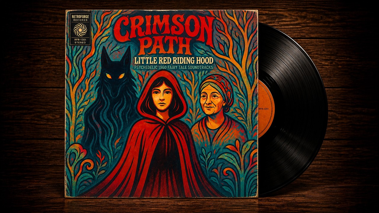 Crimson Path • Psychedelic 1960s Little Red Riding Hood