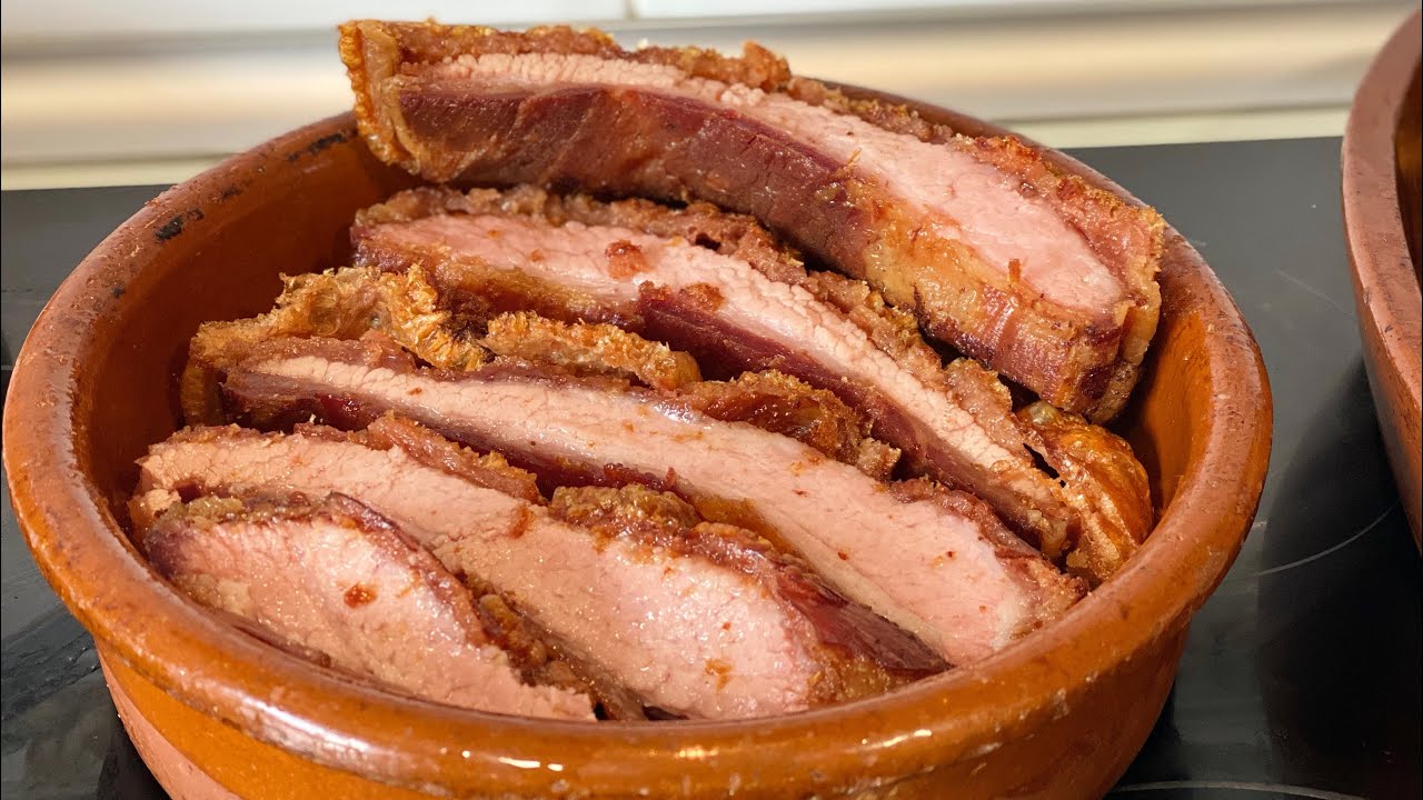 Torreznos estilo Soria en horno