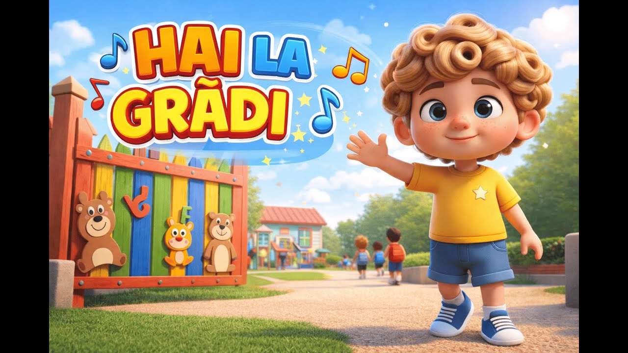 Hai la Grădi! 🎵 Cântec vesel pentru copii | KidSee Junior