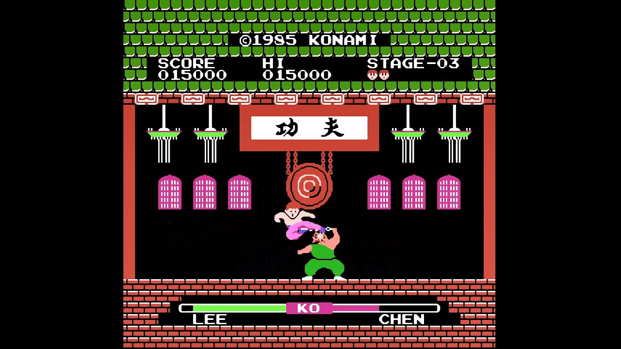 Yie Ar Kung-Fu (NES) Playthrough | Full Game