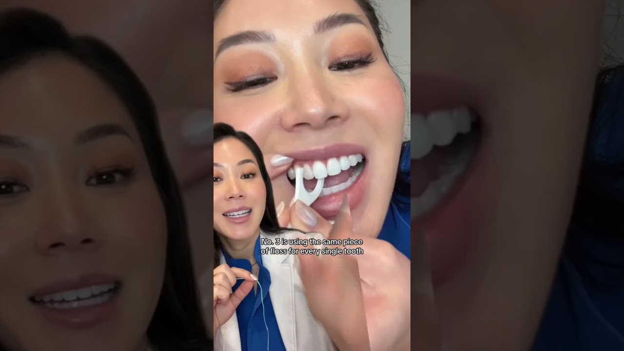 5 flossing mistakes you might be making. #floss #flossing #flossers #flossinghabit
