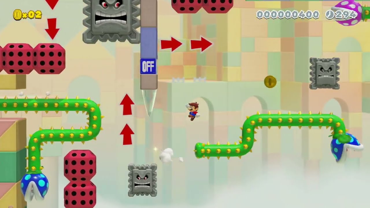 [SMM2] Pit of PePanga: DieVine Garden in 44.687 (WR)