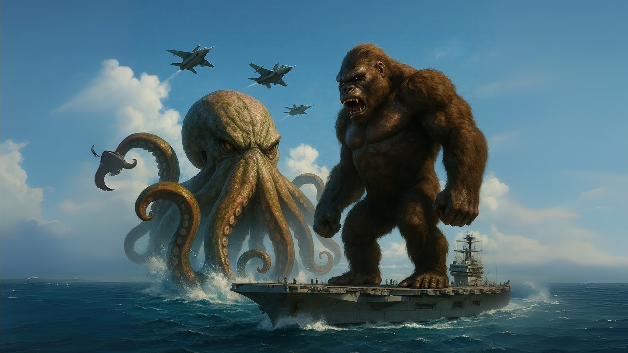 King Kong 2025: The Wrath of the Deep | Kong vs Kraken 🦍🦑🔥