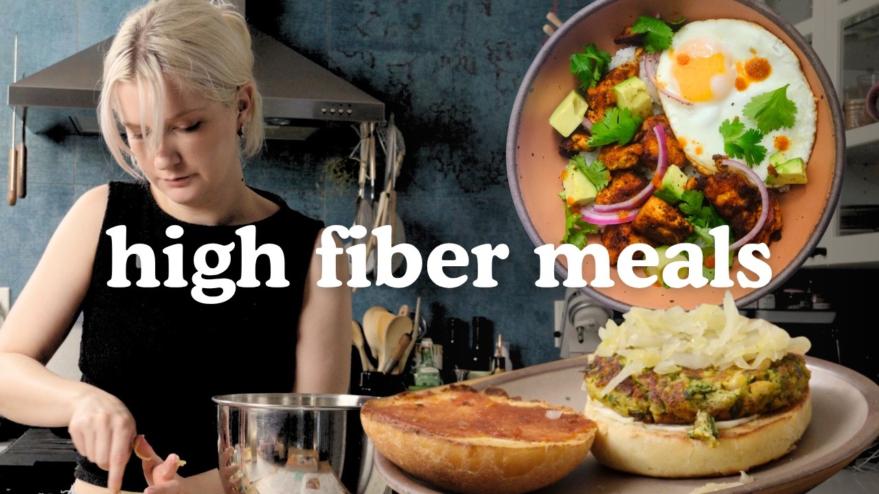 Healthy high-fiber meal ideas + FREE PRINTABLE