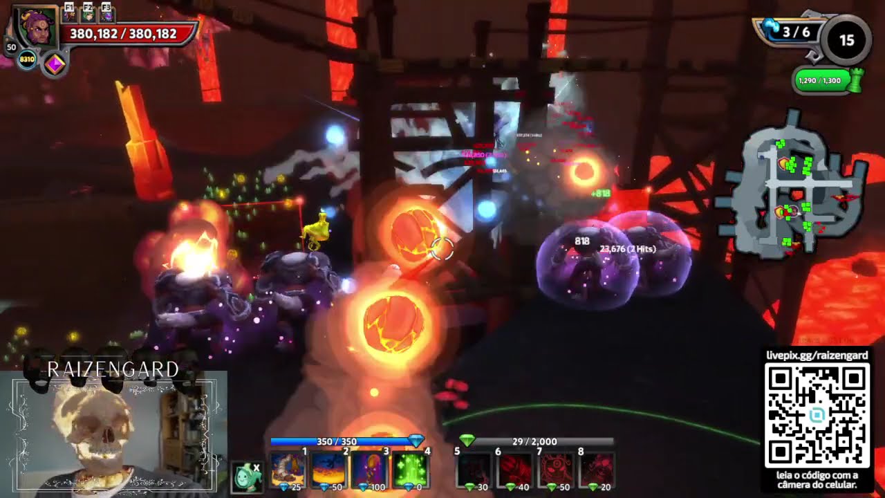 DD2 • Embermount Volcano • Phoenix • Dungeon Defenders 2 • C10 Expedition