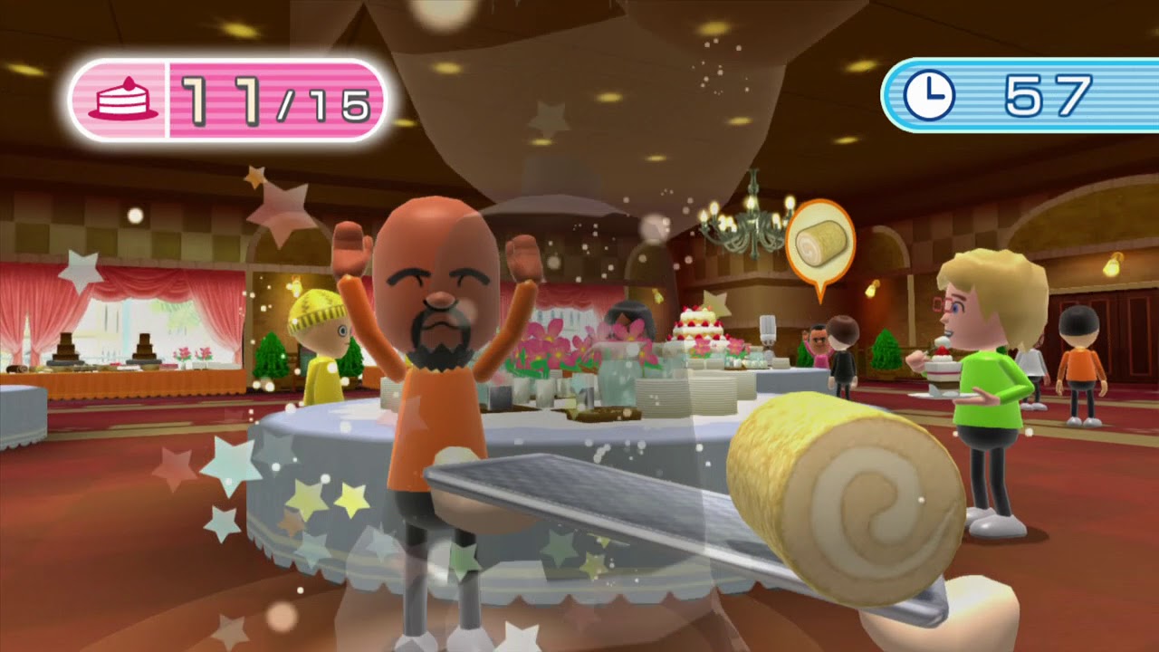 [Wii Fit U] Dessert Course-Beginner 167 (Play as Lucia)　ウェイター　初級