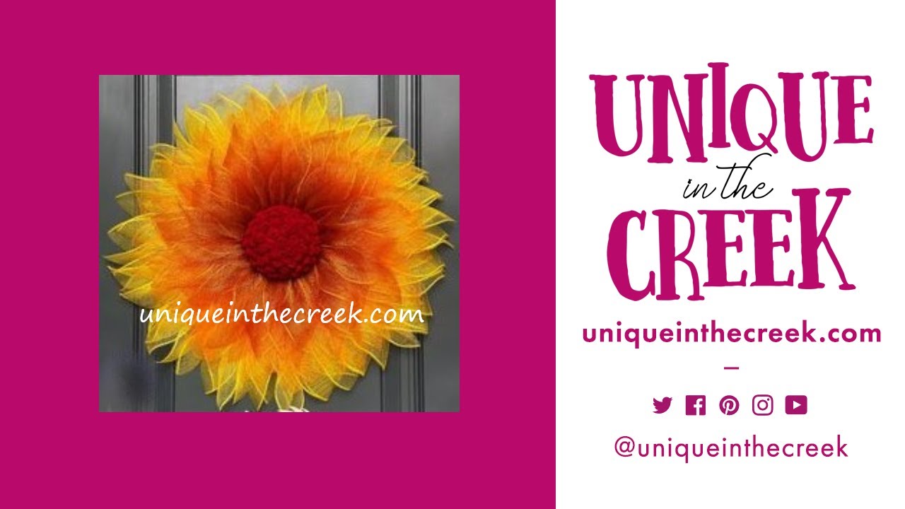 Diy Sunflower Wreath: Easy Tutorial With The Uitc Large Board!