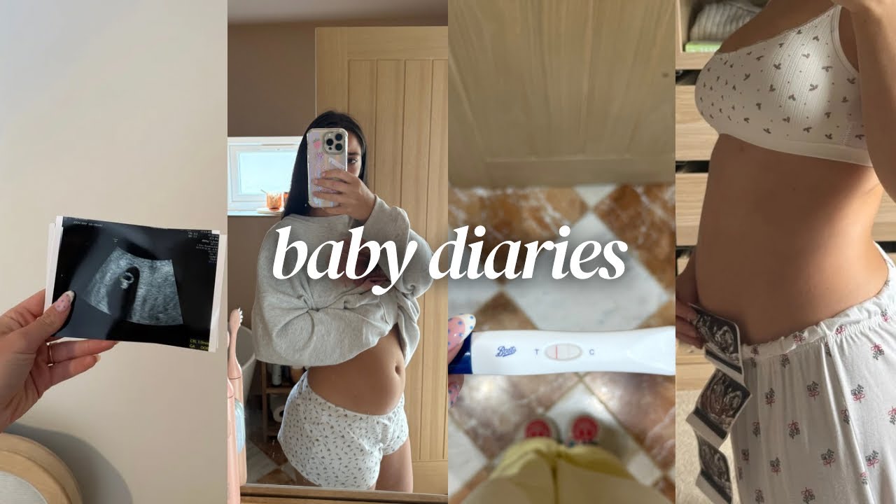 FIRST TRIMESTER VLOG! week 6-14 diary (finding out I'm pregnant, symptoms, scans, appts + reality)🤍