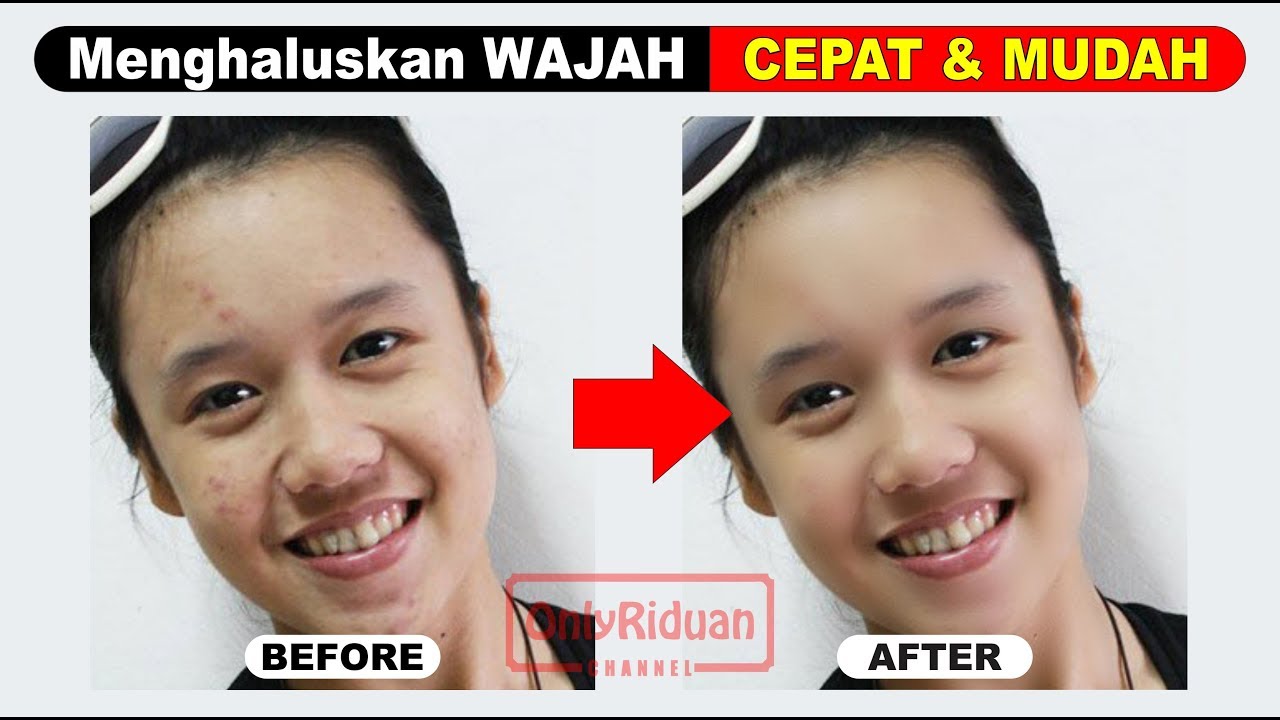 Cara MUDAH Menghaluskan Wajah di Photoshop - High-End Skin Softening