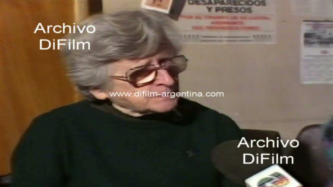 Marta Vasquez presidenta Madres de Plaza de Mayo Linea Fundadora 1989